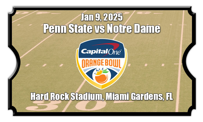 Orange Bowl Penn State Vs Notre Dame